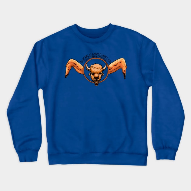 Buffalo Wings Crewneck Sweatshirt by KColeman